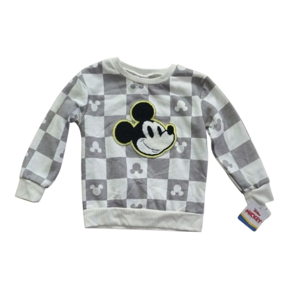 Disney Mickey Mouse Kids Checkered Sweatshirt